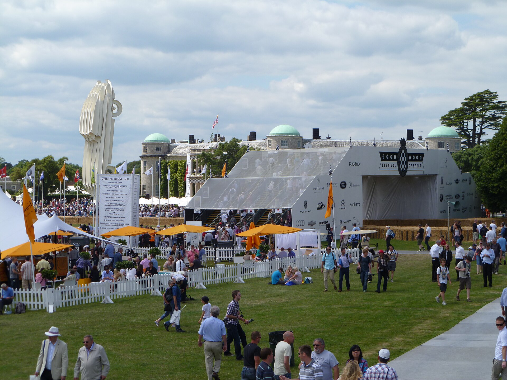 Goodwood Festival of Speed & Revival at Goodwood Estate, West Sussex - Society chauffeur hire from K2.
