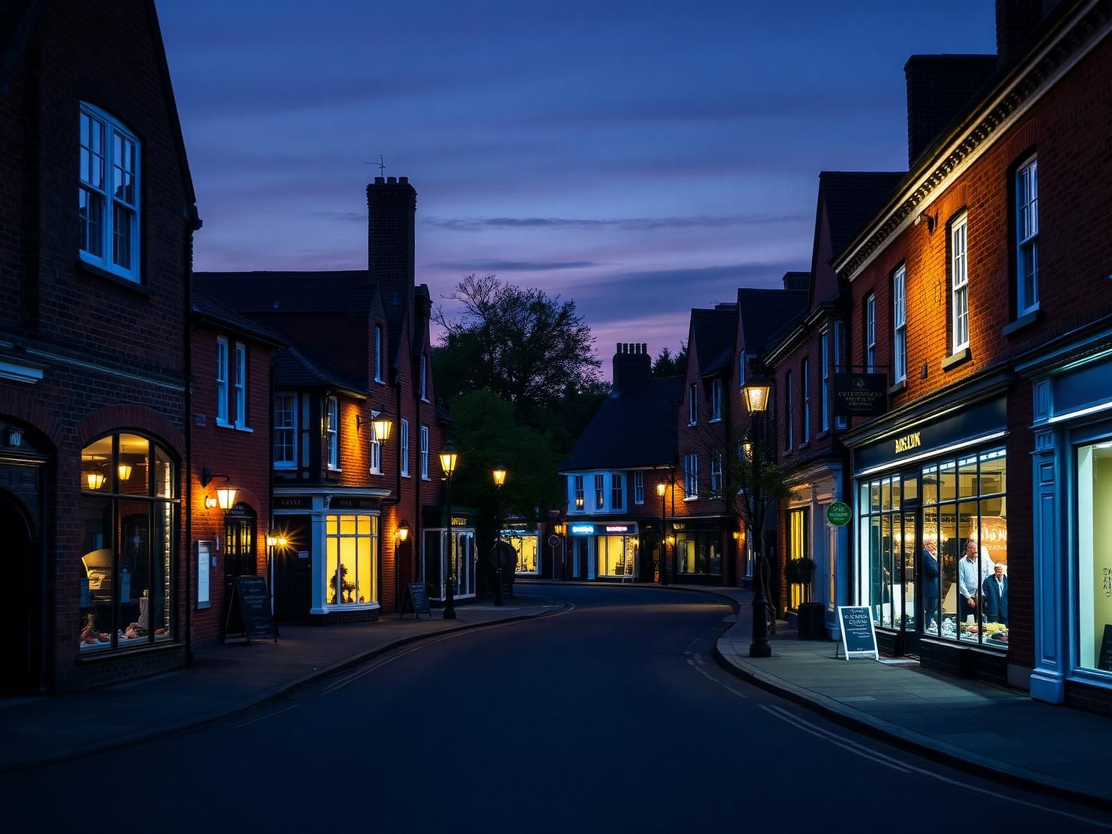 Cobham chauffeur service - Cobham High Street in Surrey