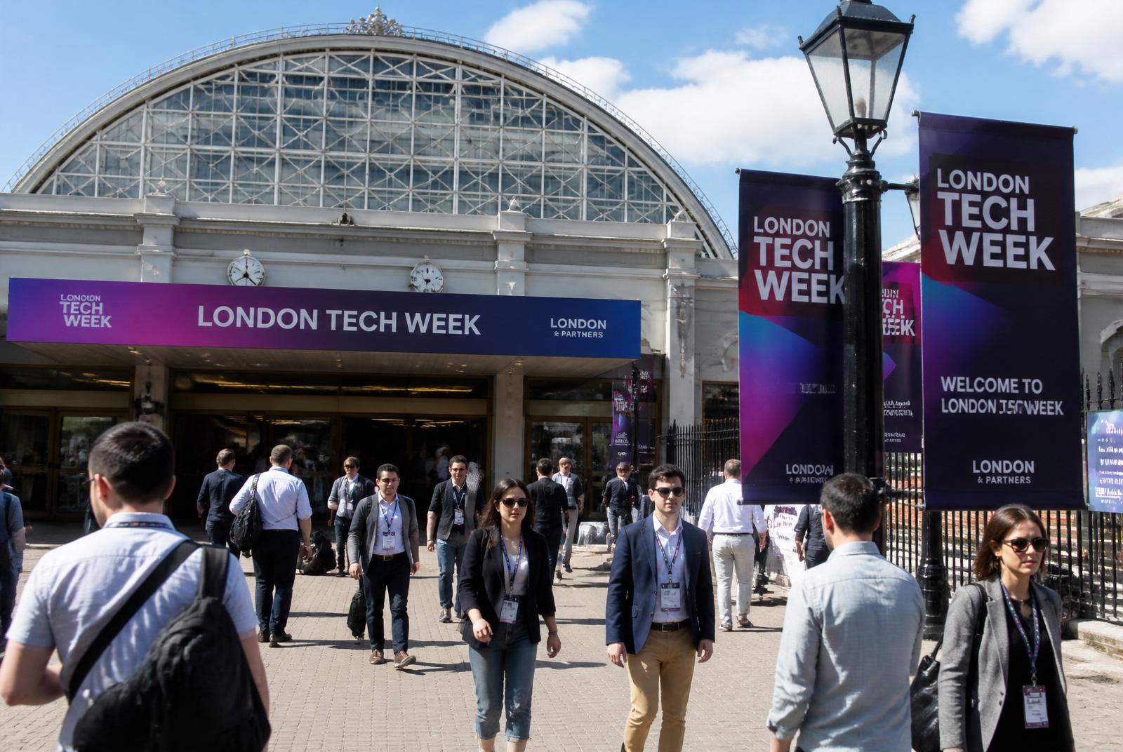 London Tech Week at Olympia & central venues - Corporate chauffeur hire from K2.
