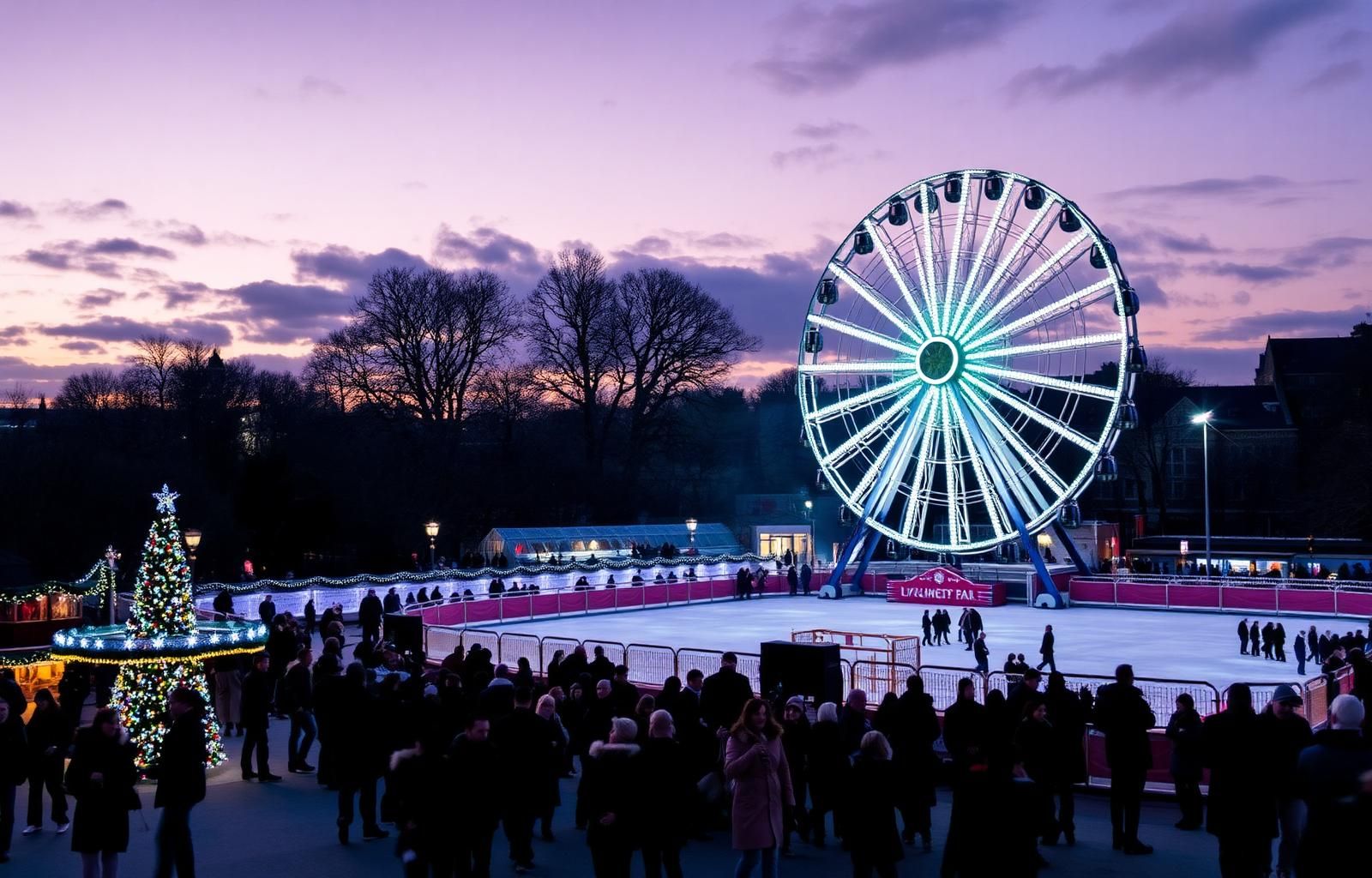 Winter Wonderland VIP Nights at Hyde Park, W2 - chauffeured arrivals by K2 Chauffeur.